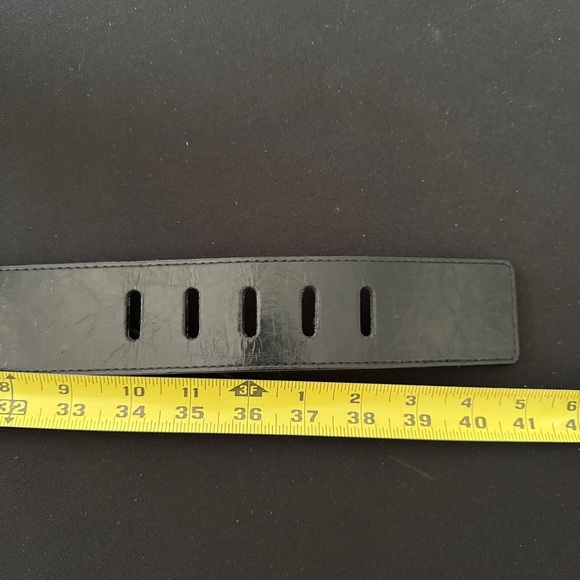 Chico’s Black Leather Belt Medium /Large - Picture 9 of 10
